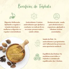100 G Triphala P贸 Ayurvedico (bhibitaki +amalaki+ Haritaki Foto mini 2