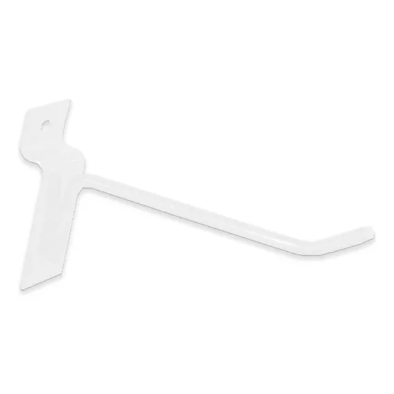 100 Ganchos P/painel Canaletado De 10cm Branco- Foto 1