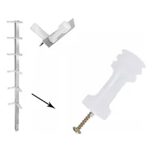 100 Isolador Para Haste De Cerca Elétrica Comum C Parafuso Foto mini 4
