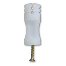 100 Isolador Para Haste De Cerca Elétrica Comum C Parafuso Foto mini 1