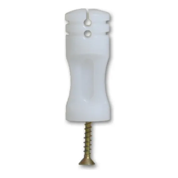100 Isolador Para Haste De Cerca Elétrica Comum C Parafuso Foto 1