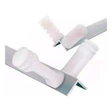 100 Isolador Para Haste De Cerca Elétrica Comum C Parafuso Foto mini 3