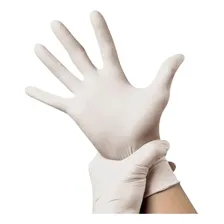100 Luvas Latex Descartáveis Antiderrapantes Medix Tamanho P Foto mini 4
