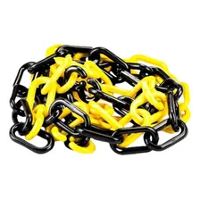 100 Metros Corrente Zebrada Elo Pequeno Sinalização Cor Preto Amarelo Uai Comprei Foto mini 2