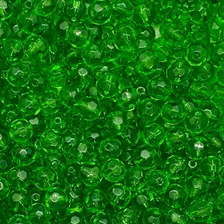 100 Miçangas Contas De Cristal Vidro 8mm Umbanda E Candomble Cor Verde-claro Foto  mini 1