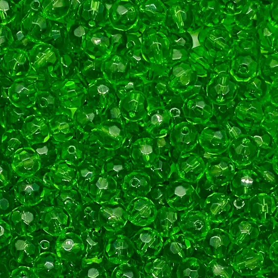 100 Miçangas Contas De Cristal Vidro 8mm Umbanda E Candomble Cor Verde-claro Foto 1