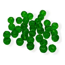 100 Miçangas Contas De Cristal Vidro 8mm Umbanda E Candomble Cor Verde-claro Foto mini  2