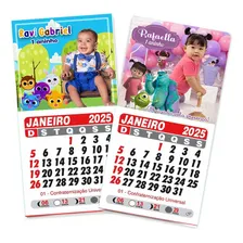 100 Mini Calendário Personalizados Anual! Sua Logo Foto  mini 1