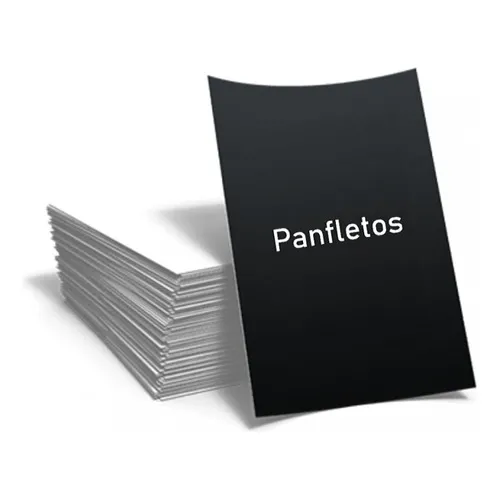 100 Panfletos Flyer Folheto 10x14 Colorido Frente Foto 1