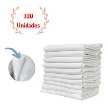 100 Pano De Prato Alvejado Branco Pé Galinha Grande Grosso Foto  mini 1