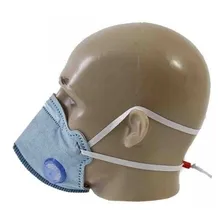 100 Pç. Máscara Pff2 Plus C/ V - Vop2 - Ca 38953 Air Safety Foto  mini 1
