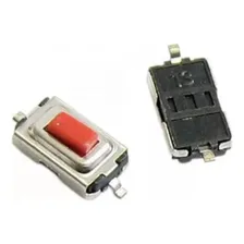 100 Pcs Botão Chave Toque Micro Botão Smd 2 Pinos 3x6x2,5mm Foto mini  2