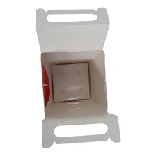 100 Pçs Caixa Embalagem Delivery 4 Pizza Cone Cor Vermelho Foto mini 2