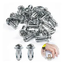 100 Pcs Parafuso De Expansão Porca De Chapa De Ferro 4x20mm Foto  mini 1