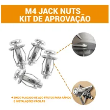 100 Pcs Parafuso De Expansão Porca De Chapa De Ferro 4x20mm Foto mini  3
