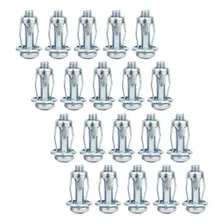 100 Pcs Parafuso De Expansão Porca De Chapa De Ferro 4x20mm Foto mini 1