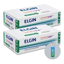 100 Pilhas Bateria 23a 12v A23 Alcalina Elgin 2 Caixas Foto mini 1