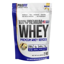 100% Premium Whey Protein Concentrado 2kg Profit Labs Foto mini 4
