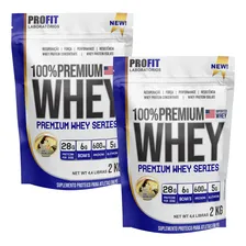 100% Premium Whey Protein Concentrado 2kg Profit Labs Foto mini  3