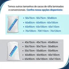 100 Saco De Ráfia 50x75 Convencional Entulho Construção Cor Branco Foto mini 4