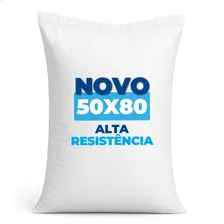 100 Saco De Ráfia 50x80 Convencional Entulho Reciclagem Cor Branco Foto mini 1