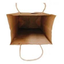 100 Sacolas M (30x24x14) - Papel Kraft Foto mini 2