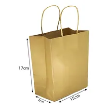 100 Sacolas Ppp (17x15x7,5) - Papel Kraft Foto mini 1