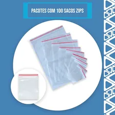 100 Sacos Saquinho Zip Lock 24x34 Abre E Fecha Foto mini 2
