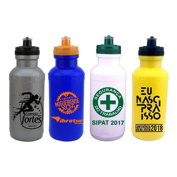 100 Squeeze 500ml Personalizado Frente 1 Cor Verso Outro Cor Foto 1