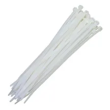 100 Un Abraçadeiras Nylon Enforca Gato 2,5x100mm (branca) Foto mini 1
