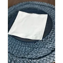 100 Und Guardanapo Tamanho 15x15 Cm Clássico Aperitivo Cor Branco Foto mini 3