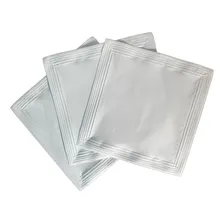 100 Und Guardanapo Tamanho 15x15 Cm Clássico Aperitivo Cor Branco Foto mini 1