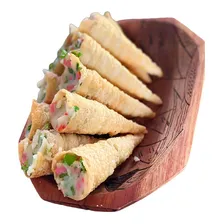 100 Uni Canudos Para Rechear, Canudinhos Fritos Sem Recheio Foto  mini 1