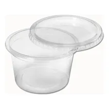 100 Unid Embalagem Bolo No Pote Redondo Micro Freezer 250ml Foto mini 4