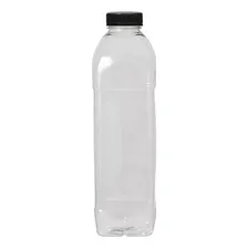 100 Unidades Garrafa Pet Grande 1000ml Transparente Quadrada Foto  mini 1
