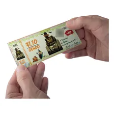 100 Unidades Ingresso Papel Moeda Personalizado Colorido Foto mini 1