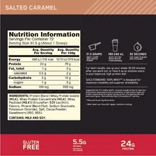 100% Whey Gold Standard 2270g Optimum Nutrition | Sabor Caramelo Foto mini 2