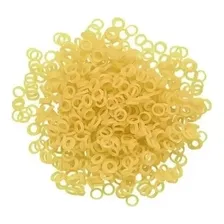 1000 Borrachinhas Elásticas Para Laços Lacinho Pet Shop 5/16 Cor - Liso Foto mini 1