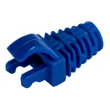 1000 Capas De Borracha Rj45 Tipo Snap In Plug Azul Escuro Foto mini 1
