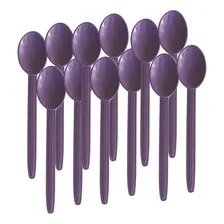 1000 Colher Plástico Luxo Reforçada Sorvete Cor Roxo Foto mini 2