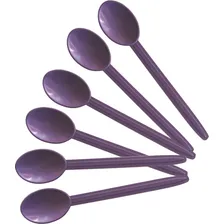 1000 Colher Plástico Luxo Reforçada Sorvete Cor Roxo Foto mini 3