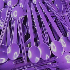 1000 Colher Sobremesa Reforçada Açaí Sorvete Bolo Plástico Foto mini 3