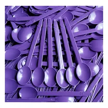 1000 Colher Sobremesa Reforçada Açaí Sorvete Bolo Plástico Foto mini 1