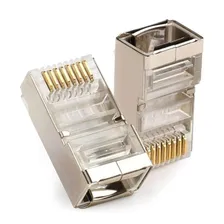 1000 Conector Macho Rj45 Blindado Cat6 Adconnect Foto mini  2