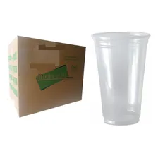 1000 Copo Plástico Liso 250ml Pp Post Mix Rioplastic (1cx) Cor Transparente Foto mini 1