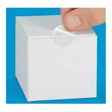 1000 Etiquetas Lacre Selo Adesivo Bolinha Transparente 4x4 Foto mini 3