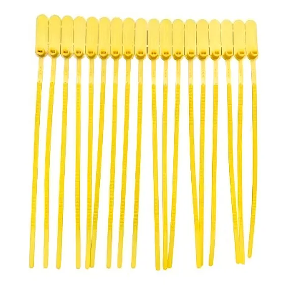 1000 Lacre Para Malote Numerado 23cm Amarelo Foto 1
