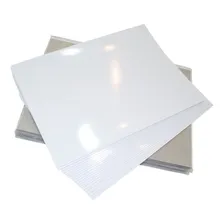 1000 Papel Fotográfico 180g Glossy Cor Branco Foto mini 1