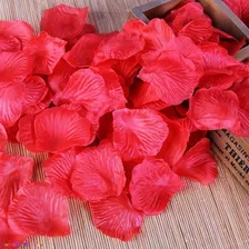 1000 Petalas De Rosas Artificial Vermelha Foto mini 3