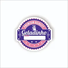 1000 Rótulo Adesivo Para Geladinho, Sacolé, Dindin 3x3cm Cor Personalizado Desenho Impresso Personalizado Foto mini 3